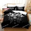 Ghost Rock Band Tank Bedding Set Printed Bed Set With Pillowcase Bed Duvet Cover Soft Single Double Queen Super King Size