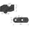 Xinaishan Kawasaki Z400 Handlebar Riser Handle Post (Gray)