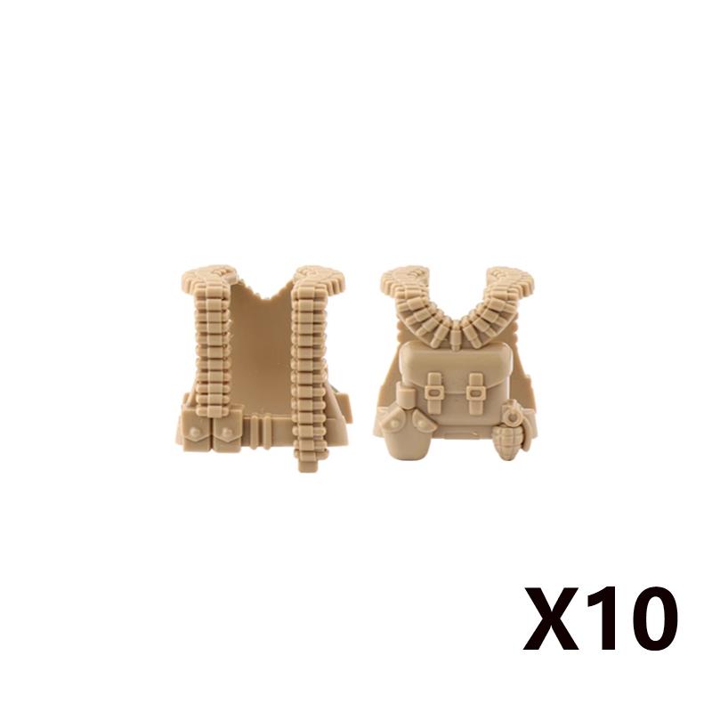 Military Weapons Accessories Building Blocks Russian Special Forces AK Rifles Tactical Bulletproof Vests Equipments Bricks Toys