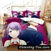 Yamada-kun and the Seven Witches Bedding Set Cartoon Anime Three-piece Set Adult Kid Bedroom Duvet Cover Sets 3D Kawaii Girls029