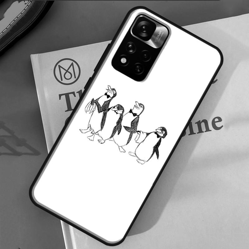 Cartoon Penguin Case For Xiaomi Redmi Note 13 12 11 9 10 14 Pro 9S 10S 11S 12S Redmi 14C 10C 12C 13C Cover