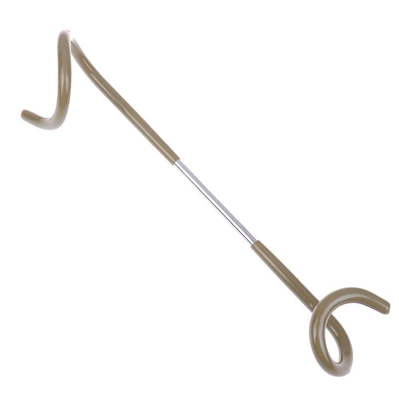 1Pc Light Pole S-shaped Pig Tail Hook Non-Slip Iron Tent Lamp Stand Holder Outdoor Hunting Fishing Lantern Hanger Camping Tools