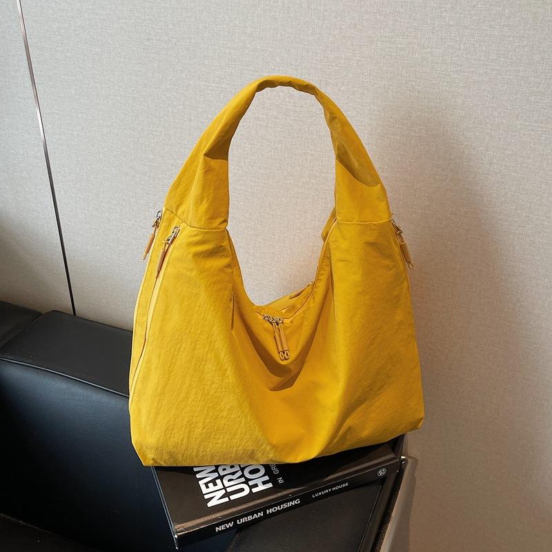 2025 plátěná taška tote nová velkokapacitní trendy ležérní styl ležérní taška pod paži jednoduchá taška
