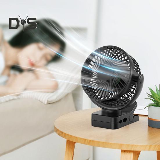 Cooling Fan with Powerful Magnetic Base LED Light Function 3 Wind Speeds Adjustable Timer Air Cooler Fan with Remote Control