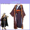 Trafalgar D Water Law Cosplay Kostüm Premium Qualität Kimono Robe für Halloween Karneval