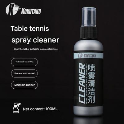 KOKUTAKU Professional Table Tennis Rubber Cleaner Spray for Racket Portable Ping Pong Bat Clean Rubber Care Liquid