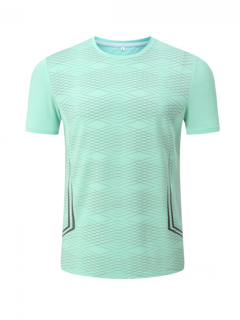 

Унисекс Быстросохнущая Эластичная Футболка с Круглым Вырезом - Многоцветная Одежда для Фитнеса и Повседневной Носки 4XL