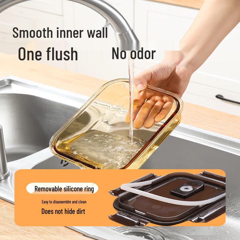 Mylife Borosilicate Glass Bento Box 640ml