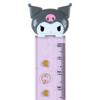 Sanrio Sanrio Ruler 15cm Kuromi kuromi Learning Stationery Character 502626 SANRIO (SANRIO) Kuromi-chan 4×0.6×18.3cm Kids'