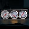 Car Gauge Kit 3 In 1 52mm 2in Water Temperature Oil Pressure Voltage Meter Universal for 12V Car
