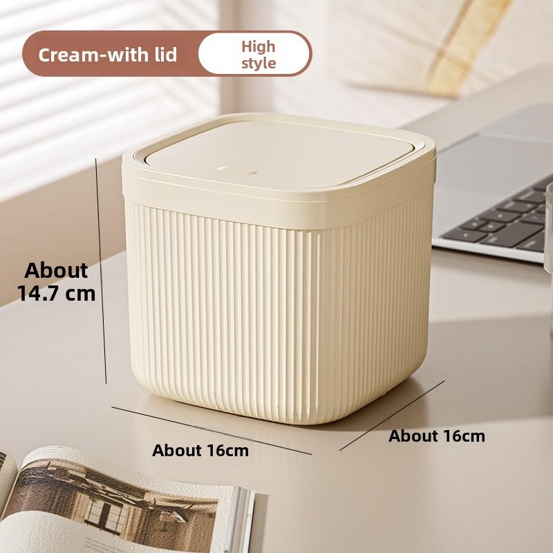 Creative with Lid Mini Desktop Press Pop Lid Jewellery Bathroom Household Storage Box