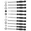 Bigking Carburetor Carburetor Adjustment Tool Stainless Steel Engineering Plastic with Storage Suitable for Most Small Engines Driver, 10-Piece Kit, +