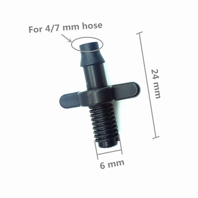 50 ks 4/7mm rozdělovací adaptér s konektorem Barb a zahradní zavlažovací hadice a armatury 6mm