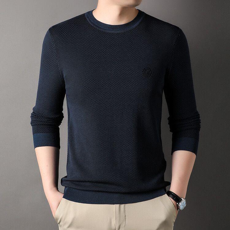 

Весняно-осіння мода: Чоловічий в язаний светр великого розміру - Тонкий, повсякденний, спортивний, стильний та теплий 175/92A 130-145 lbs