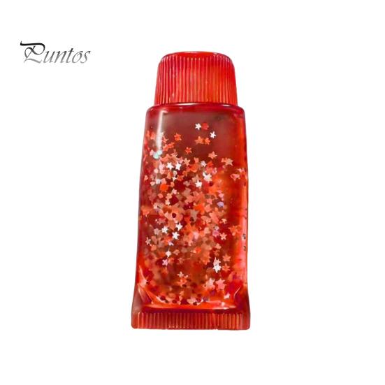 TPR Stress Toy Clear Toothpaste Tube Squeeze Toy, Relief Star Glitter Slow Rising Soft Transparent Sensory Anti-stress Hand