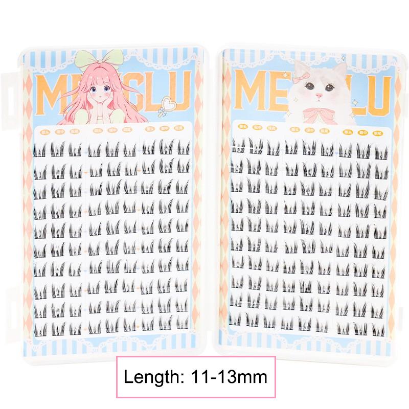 

32 ряда манга ресницы книга высокое качество кластерные ресницы маньхуа ресницы эльф макияж прядь ресниц Y2K наращивание ресниц C&0.07mm