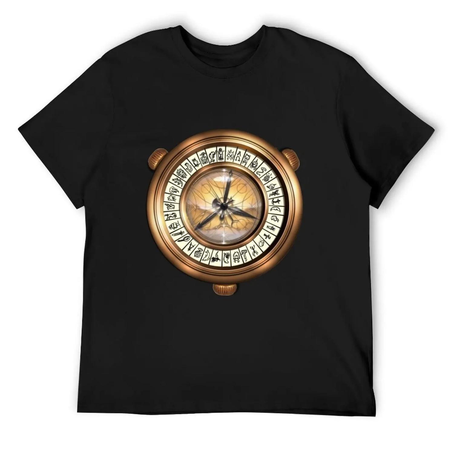 Alethiometer _ Golden Compass T-Shirt anime tshirt Personalized t-shirt summer clothes vintage plain t shirts men S