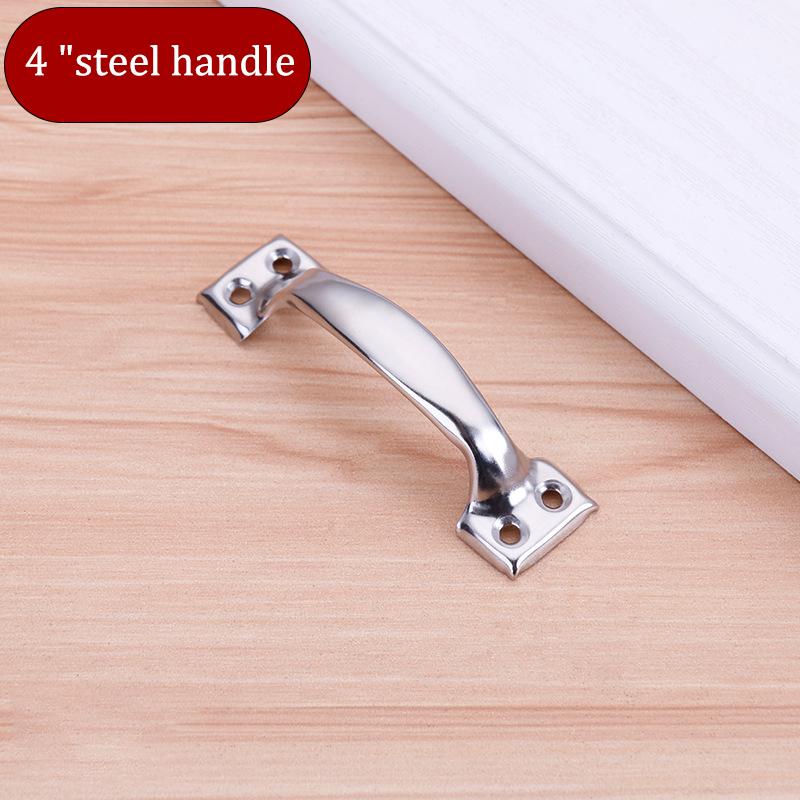 

Stainless Steel Door Handles Cupboard Knob Silver Drawer Pulls Kitchen Cabinet Knobs