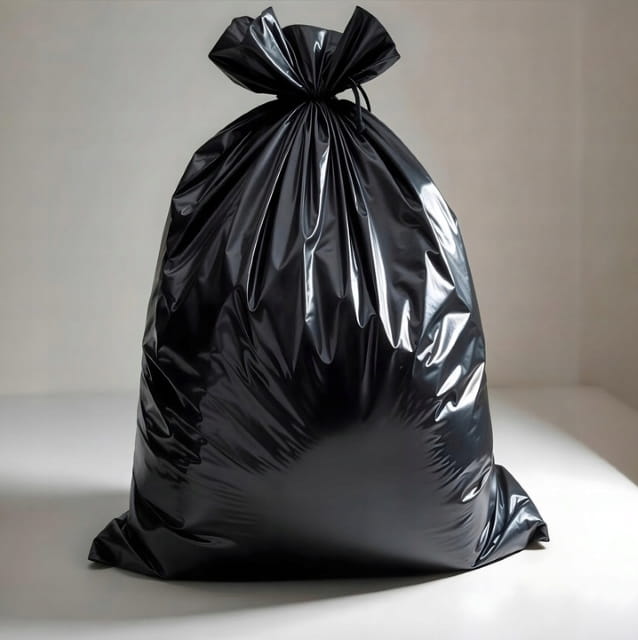 Garbage Bags 60L 30 Pcs Durable Black