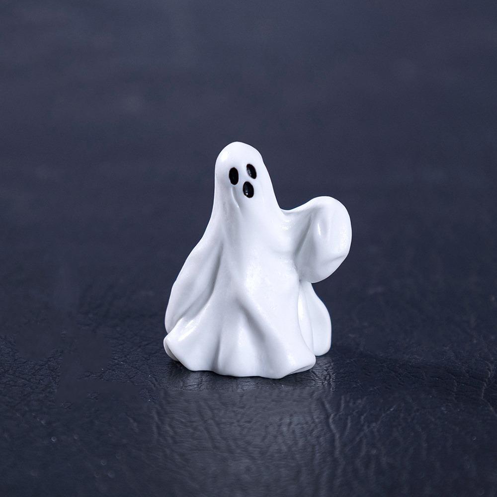 

Multicolor Halloween Miniature Figurine Resin Micro Landscape Cartoon Scary Rabbit Statue Pumpkin Fairy Garden DIY Accessories