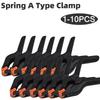 1/10pcs 2 Inches Plastic Nylon Woodworking Clamps Spring A-clip For Photo Studio Background Clamp DIY Hand Tools Adjustable Cilp
