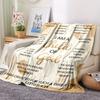 Bible Verse Blanket Thickened Flannel Soft Comfortable, Christian Gift for Women Religious Gift for Autumn Winter Seasons