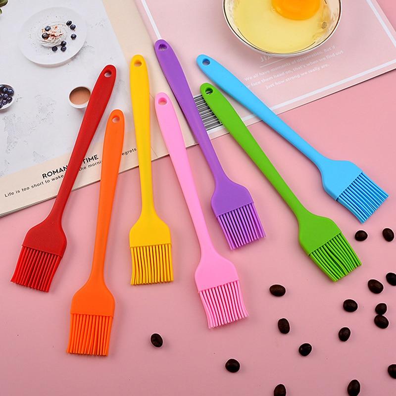 Lebensmittel Silikon Pinsel Brot Creme Cakae Werkzeuge Basting Pinsel Grill Backen Kochen Öl Pinsel Grill BBQ Werkzeug Küche Zubehör