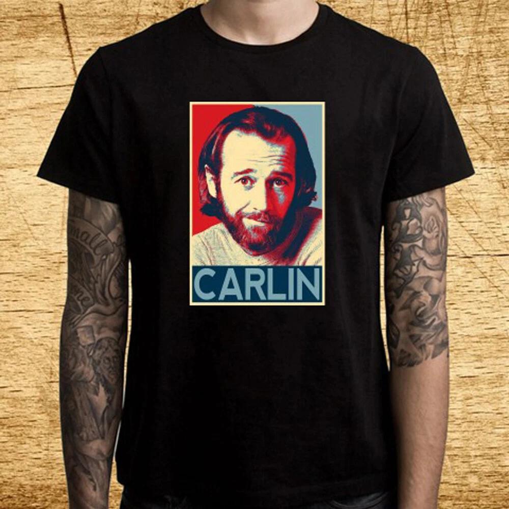 Men s and Women s T-shirts George Carlin Stand Up Comedy Poster XXXL