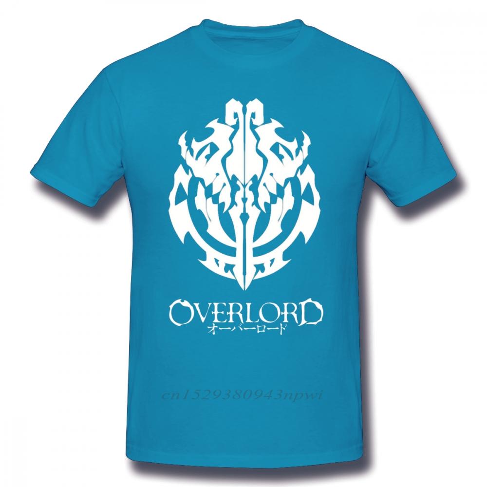 Overlord T-Shirt Overlord Anime Gildenemblem Ainz Ooal Gown T-Shirt Grafisches Kurzarm-T-Shirt Herren Übergröße T-Shirt