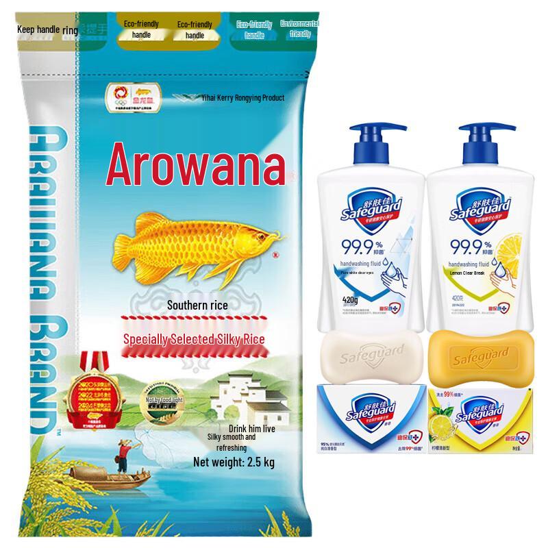 Safeguard Hand Wash & Rice Household Bundle