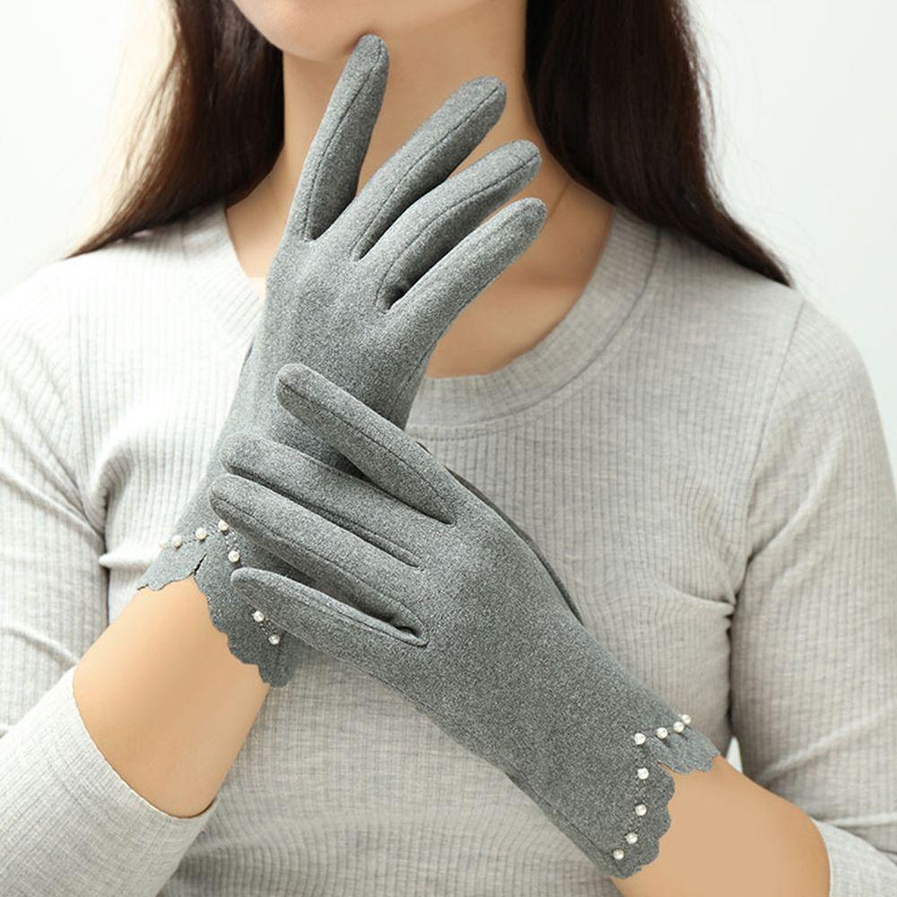 Accessories Full Finger  Gloves Korean Style Mittens German Fleece Women's Gloves