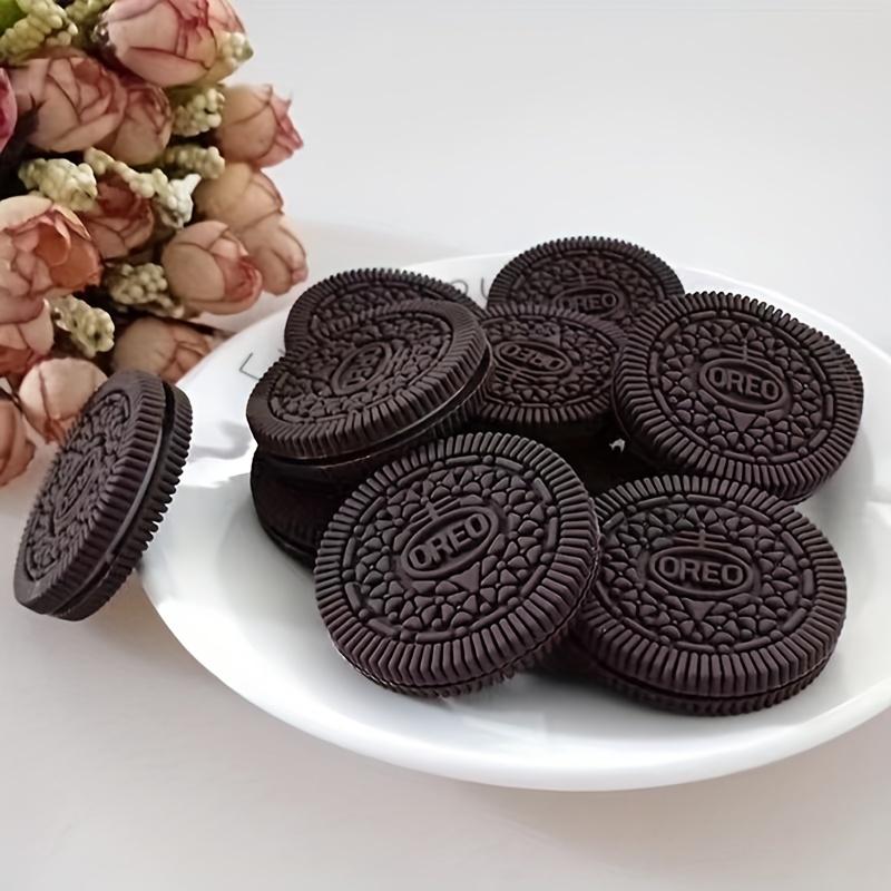Cookie Shaped Chocolate Mold 3D Silicone Mold Oreo Candy Mold Biscuit Shaped Cake Mold Fondant Mold Baking Tools