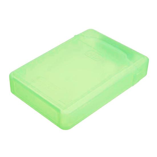 

3.5 inch Dust Proof Plastic IDE SATA HDD Hard Drive Disk Storage Box Case Cover зелёный