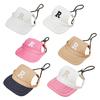 Washable Dog Bonnet Cap Lightweight Letter Cap Fashion Puppy Sunscreen Hat  Summer