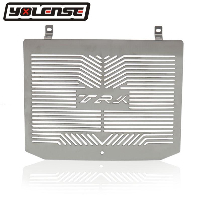 Motorcycle Accessories Stainless Steel Radiator Guard Protector Grille Grill Cover For Benelli TRK 502 502X TRK502 2017-