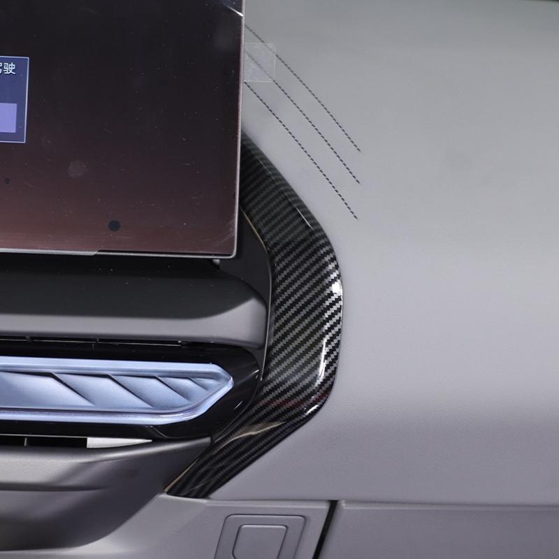 metyoucar For BMW X3 G45 2025-2026 ABS Carbon Fiber Car Central Control Decoration Strip Interior Car Accessories