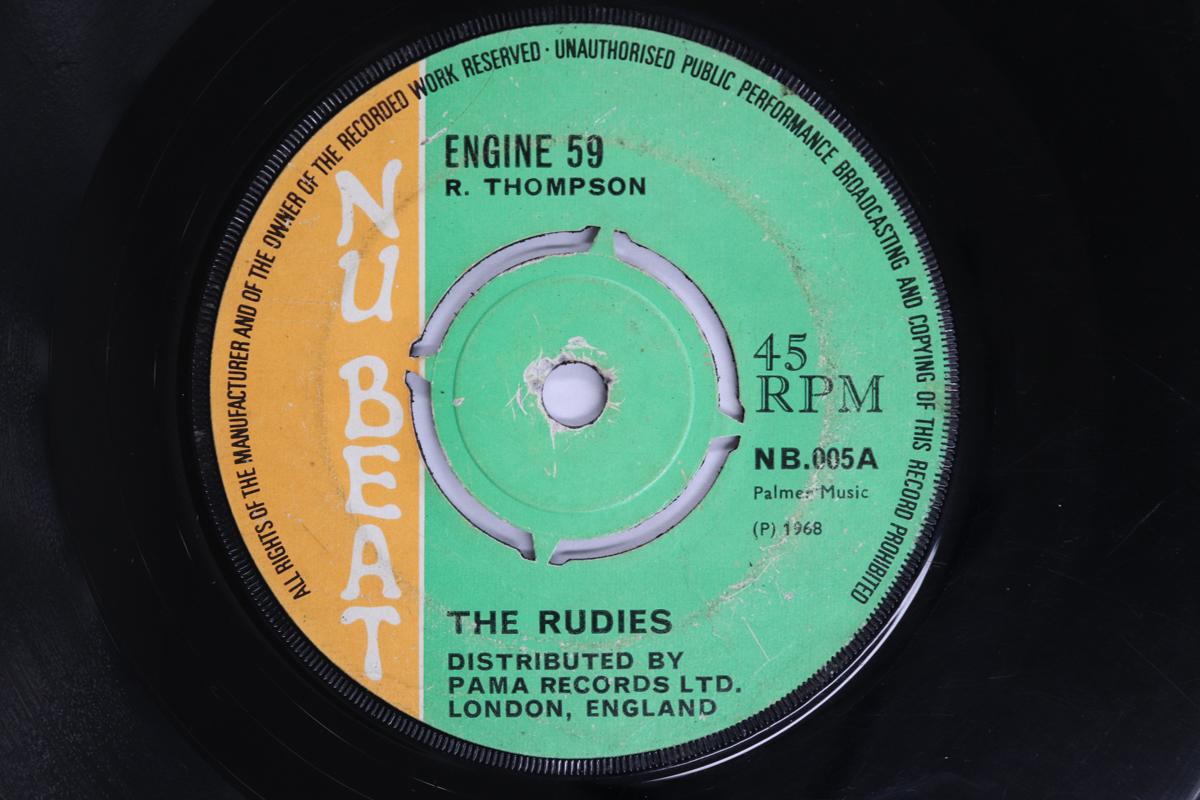 

7inch Record RUDIES Engine 59 My Girl NB005 NU BEAT 1968 UK Reggae Ska Dub Used