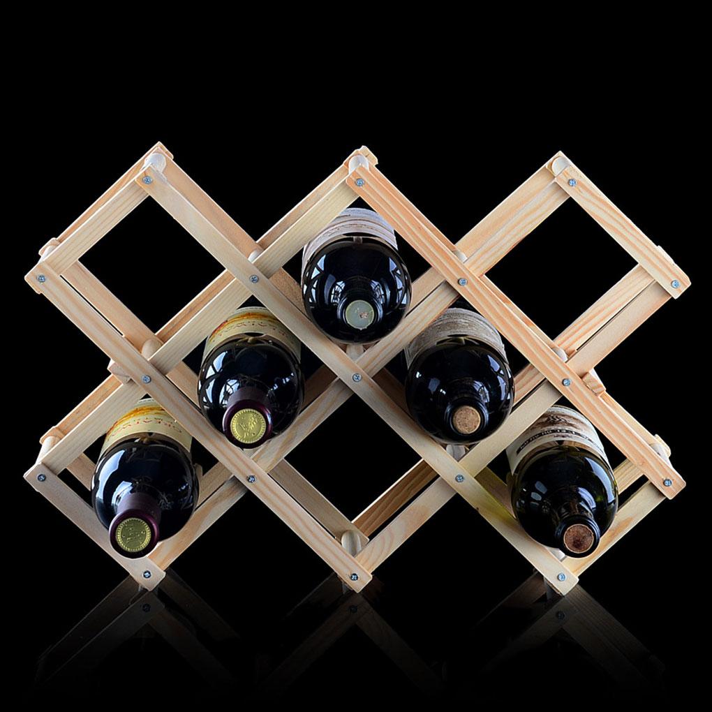 Collapsible Wine Rack With Simple Attitude Holds More Bottles With Charm Precipitation