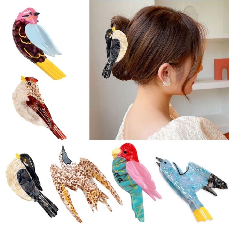 Animal Print Hair Clip Friendly Acetate Hairpins For Women Teens Hair Decors Secure Grip Hairstyle Tool Birthday Gift