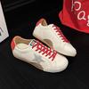 Leather German Training Little White Shoes Women's 2025 Summer New Lightweight Dirty Shoes Soft Sole Versatile Super Fire Star Casual Shoes