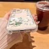 Dla iPhone 16E 16 Pro Max 15 14 Pro 13 12 11 Etui Obudowa Wzór Kwiatowy Przezroczysty Odporne na Wstrząsy Ochrona Obiektywu Miękki Silikon Cienkie Etui na Telefon