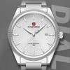 Naviforce Original Simple Men Watch Calendar Quartz Movement Luminous Pointer Waterproof 3ATM Stainless Steel Strap Men Watch NF9276S