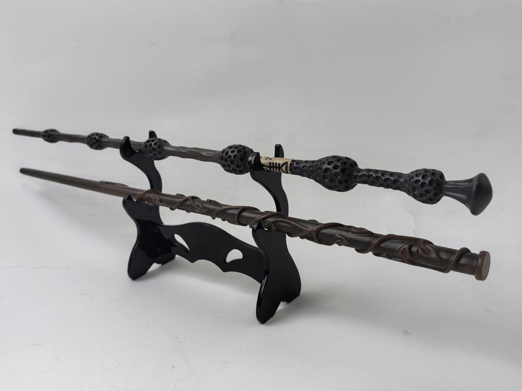 MUMAREN Harry Potter Wand Wand Magic Wand Wand Harry Potter Scroll Snake Head Wand Wall Display Stand, Holder, Storage, Case, Stand, Accessory,