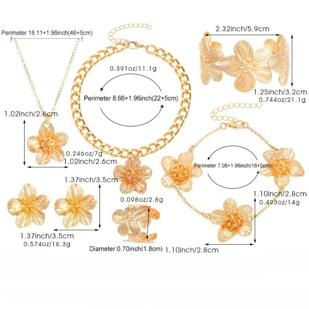 New Simple Metal Wrinkled Stereoscopic Flowers Pendant Necklace for Women Charm Temperament Clavicle Chain Fashion Jewelry Gifts