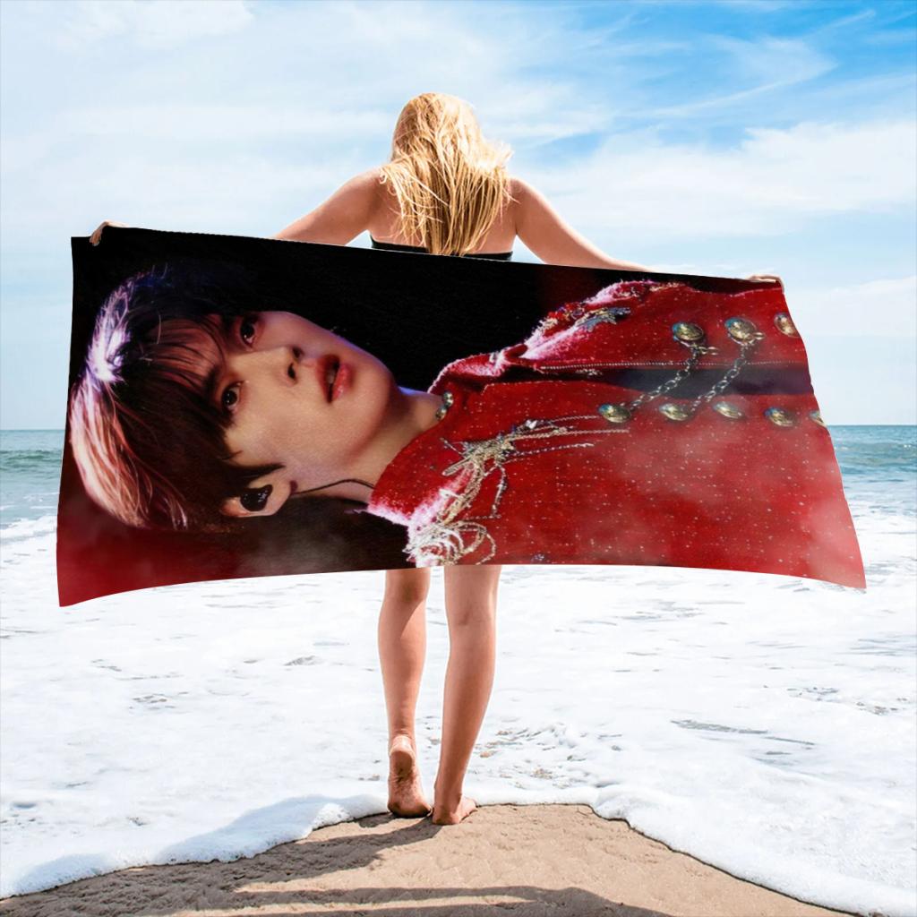 Quick Drying Beach Towels Lee Know Oversized 30X60Inch Printing Towel Super Absorbent Pool Towel Blanket