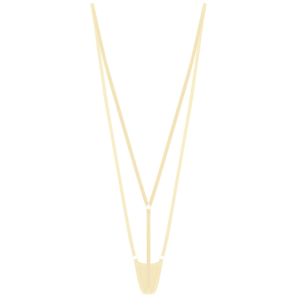 Damen Micro Monokini Spaghettiträger Mini T-Back String Badebekleidung