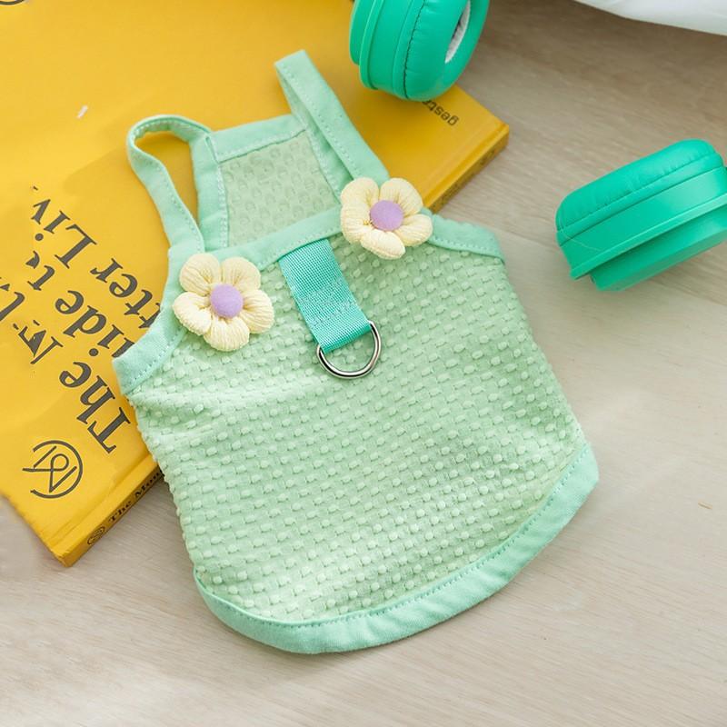 

Весна и лето Собака Милый мультфильм Трехмерный цыпленок Тяговый двуногий жилет Кот Тонкий Тедди Pet Одежда для собак XXL