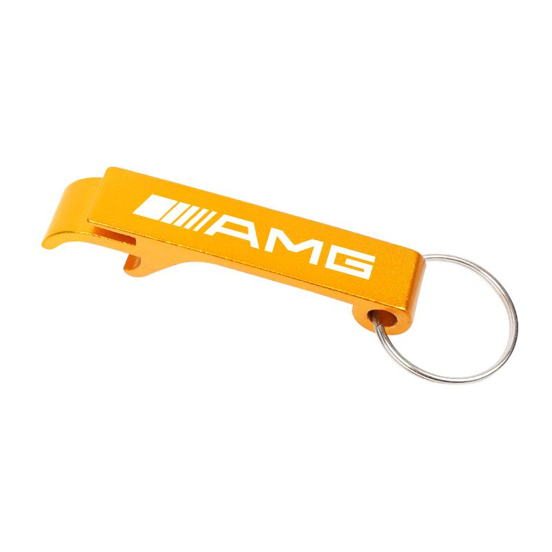 CSF1 2-in-1 Car Keychain Portable Beer Bottle Opener Party Gift Decal For Mercedes Benz AMG GLC W203 W206 W220 W205 W211 W212 W201