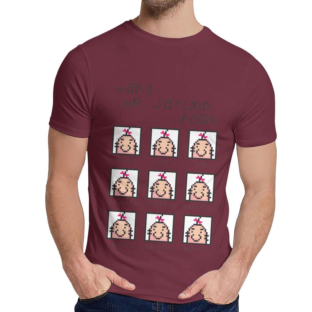 O Neck Many Face Earthbound Mother Rpg T Shirt Crazy For Male Natural Cotton La