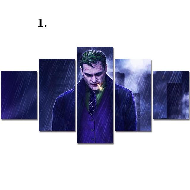 

Canvas Paintings Modular 5 Pieces Joke Clown Posters HD Prints Modern No Frame Pictures Home Decor Living Room No Frame Wall Art 20x35 20x45 20x55cm